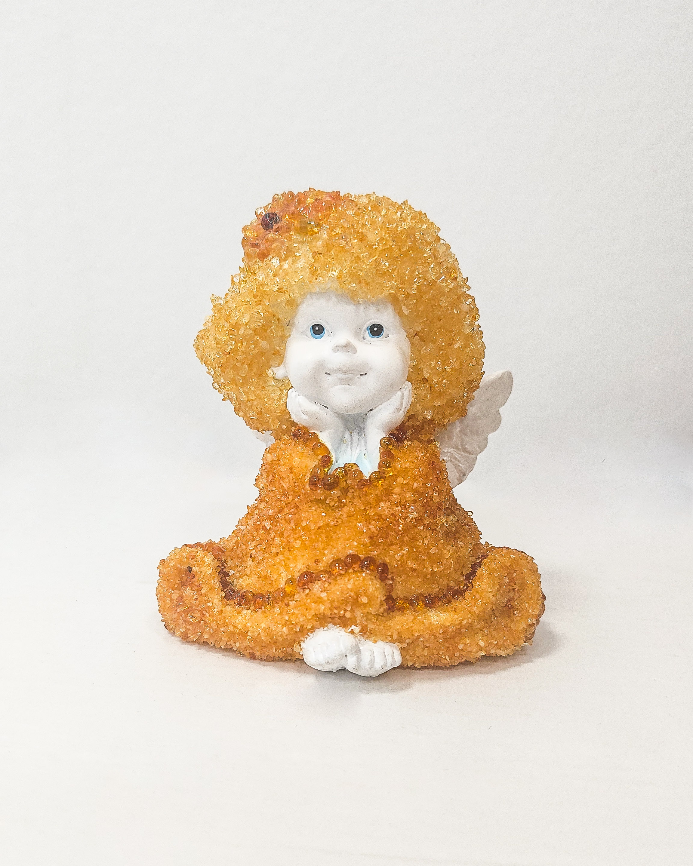 Подвеска "Роса" из Бернита Посеребрение арт 4713015205 в магазине Янтарь России, фото